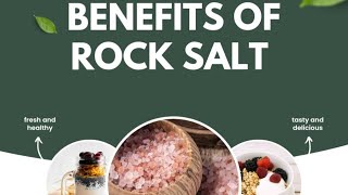 Benefits of Rock Salt rocksalt [upl. by Aecila127]