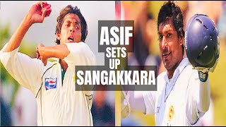 Muhammad Asif Sets Up Kumar Sangakkara  Amazing Seam Movement  Best Bowling  Pak vs SL [upl. by Rosalyn850]