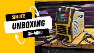 Simder SD4050 Mini inverter 3in1 multi process MiG Welder Unboxing video [upl. by Borries]