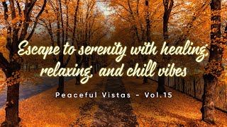 Pixelated Autumn Leaves  Escape to serenity with healing relaxing and chill vibes  Vol15 [upl. by Hulbig151]