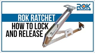 How to Lock and Release the Rok Ratchet Lift Up Support [upl. by Imij]