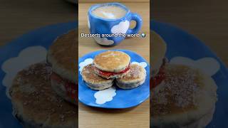 Welsh Cakes 🏴󠁧󠁢󠁷󠁬󠁳󠁿 Desserts Around The World ep 27 food shorts welshcakes [upl. by Ensoll231]