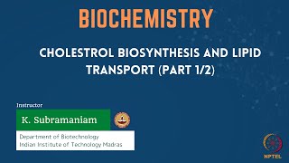 Cholestrol Biosynthesis and Lipid transport Part 12 [upl. by Eyahc]