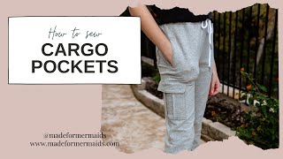 How to sew cargo pockets [upl. by Anaerb781]