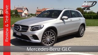 2016 MercedesBenz GLC 250d 204 hp  Test driveProva su strada amp ReviewRecensione [upl. by Nickolas]