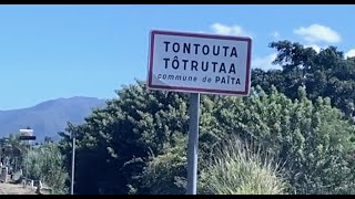 Driving 🏝️New Caledonia🏝️ TONTOUTA Noumeas airport town [upl. by Sheffy]