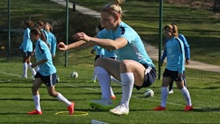 Equipe de France Féminine  Entraînement sur le quotPlatiniquot [upl. by Annaes]