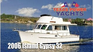 2006 Island Gypsy 32 Eurosedan Trawler for sale at Texas Power Yachts [upl. by Gellman]