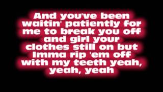 Chris Brown  Sex Lyrics On Screen [upl. by Agle]