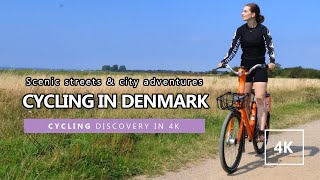 COPENHAGEN IN MOTION 4K  Biking through vibrant windy Copenhagen [upl. by Sunny669]