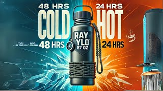 Raymylo 87 oz Insulated Water Bottle Review – TripleWall Vacuum LeakProof amp BPAFree [upl. by Ellinnet]