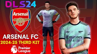 DLS 24 KITS ARSENAL 202425 THIRD KIT 🟣⚪ [upl. by Goebel]