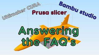 Cura Prusa slicer Bambu studio settings and slicing tutorial [upl. by Brannon]