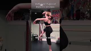 Different Types of Dancers in Class dance dancer danceclass [upl. by Llemij905]