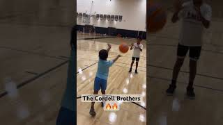 The Cordell Brothers 🔥 basketball ballisllife basketballdrills aau nba college fundamentals [upl. by Waldos]