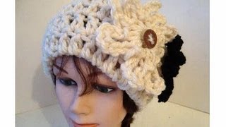 CROCHET PATTERN cloche hat Adult size [upl. by Giah]