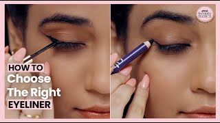 How To Pick The Right Type of Eyeliner  Beginners Guide to Eye Makeup  Nykaa Beauty Basics [upl. by Lil]