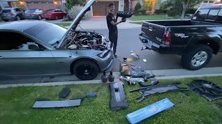 How to replace AC compressor e90 e91 e92 e93 [upl. by Kazmirci703]