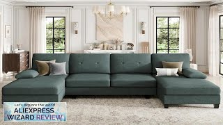 106quot Sectional Sofa Couches for Living Room 4 Seat UShaped Sofa Couch Review [upl. by Laufer]