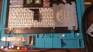 Laptop ASUS R510L keyboard replacement [upl. by Yzzik148]