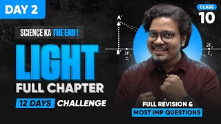 Light CLASS 10  Reflection amp Refraction  Full Chapter Revision amp Most Expected Questions [upl. by Enneira]