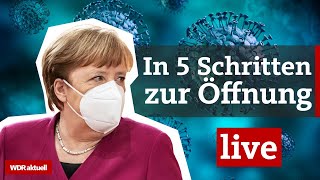 CoronaGipfel Alles zu LockdownRegeln und Lockerungen ab März im Überblick  WDR aktuell [upl. by Yakcm]