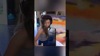 POKIMANE EPIC FAILS ON LIVE STREAM  pokimane youtube shorts clip pokimane twitch youtubeshorts [upl. by Quackenbush837]