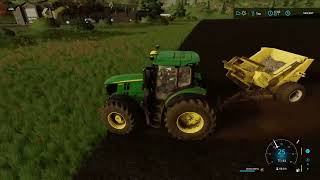 Stone Removal with the Claas and John Deere Tractors [upl. by Aivatnahs238]