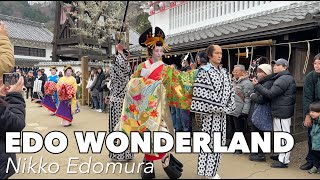 Things to do in Nikko  Experience Ninja Samurai Geisha Oiran in Edo Wonderland [upl. by Amice229]