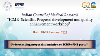 Understanding proposal submission on ICMR ePMS portal [upl. by Aanas]