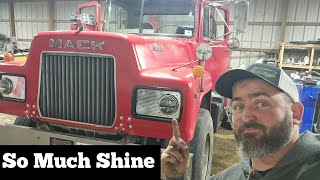 Some Shine To Complete The R Model Mack Parts Pick Up At Jared Polishing [upl. by Enobe]