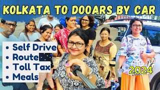 KOLKATA to DOOARS by CAR  Route Details  Road Conditions  Meals  Stay Midway  Part 2 [upl. by Pufahl845]