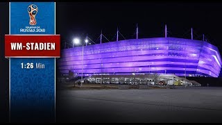 Russlands WMStadien Das Stadion in Kaliningrad [upl. by Damiano]