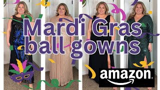 AFFORDABLE MARDI GRAS BALL GOWNS  AMAZON HAUL [upl. by Maghutte]