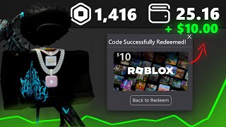 New Method for FREE Robux Giftcards in 2024 With Proof [upl. by Dnesnwot464]