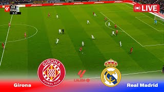 🔴LIVE  Girona vs Real Madrid  Spain  La Liga 2425  Full Match En Vivo  PES Game Simulation [upl. by Leela]