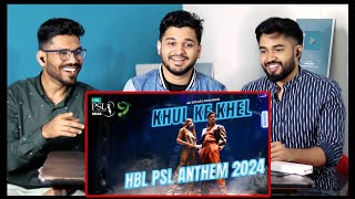 Indians react to PSL 2024 Anthem [upl. by Roban]