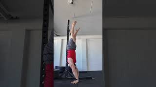 Press Handstand using a Post or Squat Rack [upl. by Ahseirej]