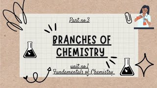 Branches Of Chemistry  Industrial Chemistry amp Nuclear Chemistry  Part no3 [upl. by Dupuis375]