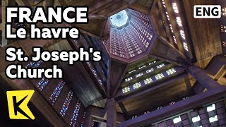 【K】France TravelLe havre프랑스 여행르아브르생 조세프 교회St Josephs ChurchStained glassPerretUNESCO [upl. by Tacklind943]