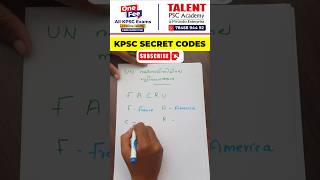 KPSC SECRET CODES 📌😎💥keralapsc talentpsctalentpscacademyFor admissions contact  7845894492 [upl. by Aniratac]