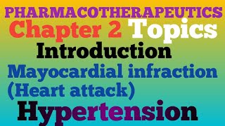 Pharmacotherapeutics chapter 2 cardiovascular system part 1d pharma 2nd year Hindi Notes [upl. by Natanoj304]