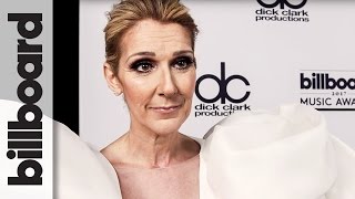 Celine Dion Backstage After Performing My Heart Will Go On  Billboard Music Awards 2017 [upl. by Ahsatam]