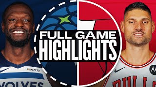 TIMBERWOLVES at BULLS  FULL GAME HIGHLIGHTS  November 7 2024 [upl. by Rosa105]