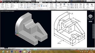 AUTOCAD MECHANICAL MODELING PART1  MAKING A 3D MODEL [upl. by Budworth20]