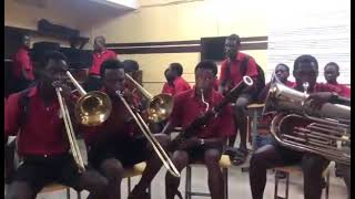 Mfantsipim regimental band performs quotULEquot by CKAY [upl. by Octavus]