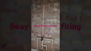 5way diverter fiting plumbing work [upl. by Anuaik707]