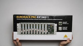 Behringer Eurorack Pro RX1202FX Unboxing [upl. by Mae]