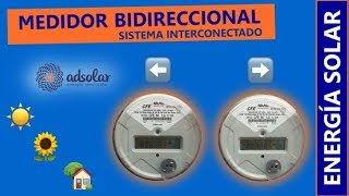 📌Como funciona Medidor ⬅Bidireccional➡ CFE Paneles Solares [upl. by Mazman93]