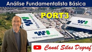 PORT3  WILSON SONS SA ANÁLISE FUNDAMENTALISTA BÁSICA PROF SILAS DEGRAF [upl. by Ching290]